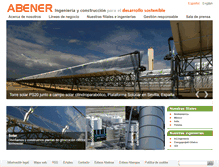 Tablet Screenshot of abener.es
