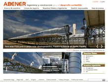 Tablet Screenshot of abener.com